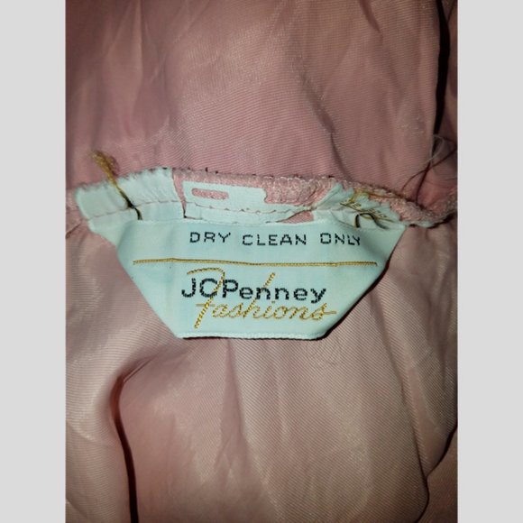 Vtg 70s 2 Pc Pink Hanky Hem Sun Dress w Jacket 5/6 - Picture 12 of 12